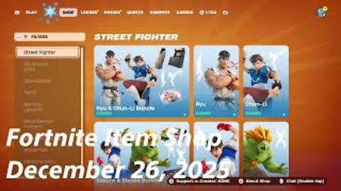 Fortnite Item Shop|December 26, 2025