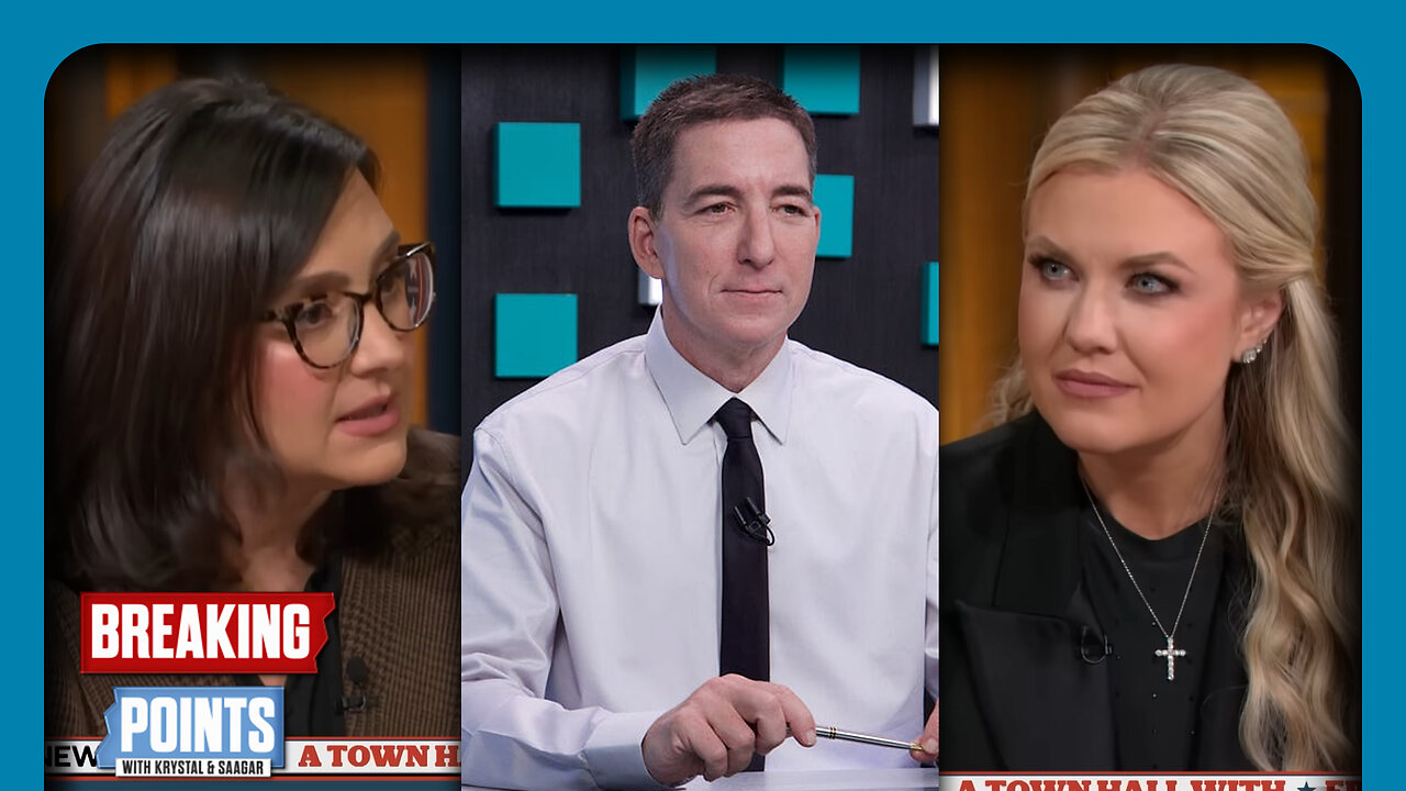 Glenn Greenwald ROASTS Bari Weiss, Erika Kirk TOWNHALL FLOP