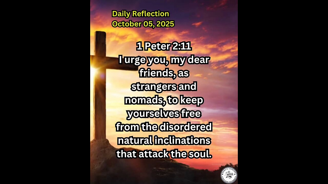 Daily Reflection October 05, 2025 #faith #bible #reflection