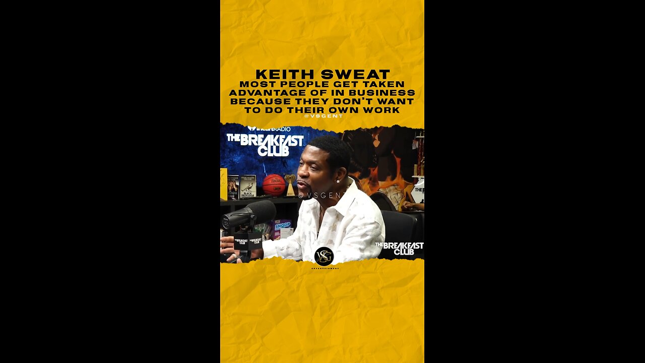 @keithsweat Most ppl get taken advantage of in business because they don’t want to do their own work