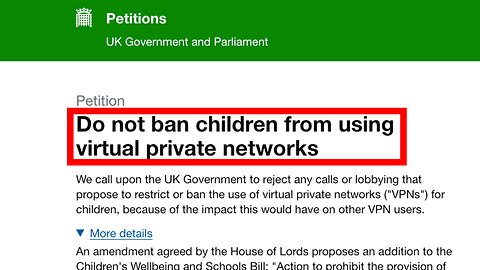 PETITION AGAINST VPN BANS (SIGN IT!)