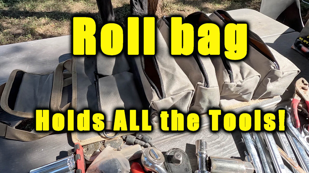 Roll up Bag holds A LOT of tools - I was shocked.