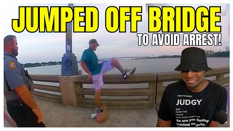 JUMPED OFF BRIDGE To Escape Cops