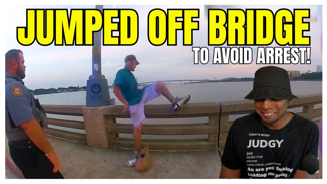 JUMPED OFF BRIDGE To Escape Cops