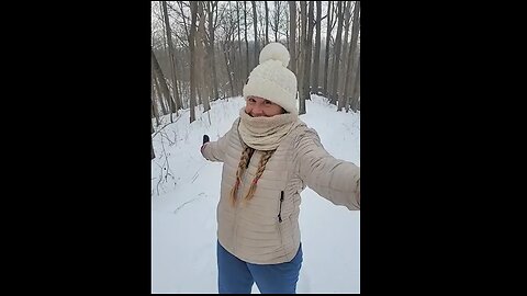 Winter Nature Hike and it's SNOWING!