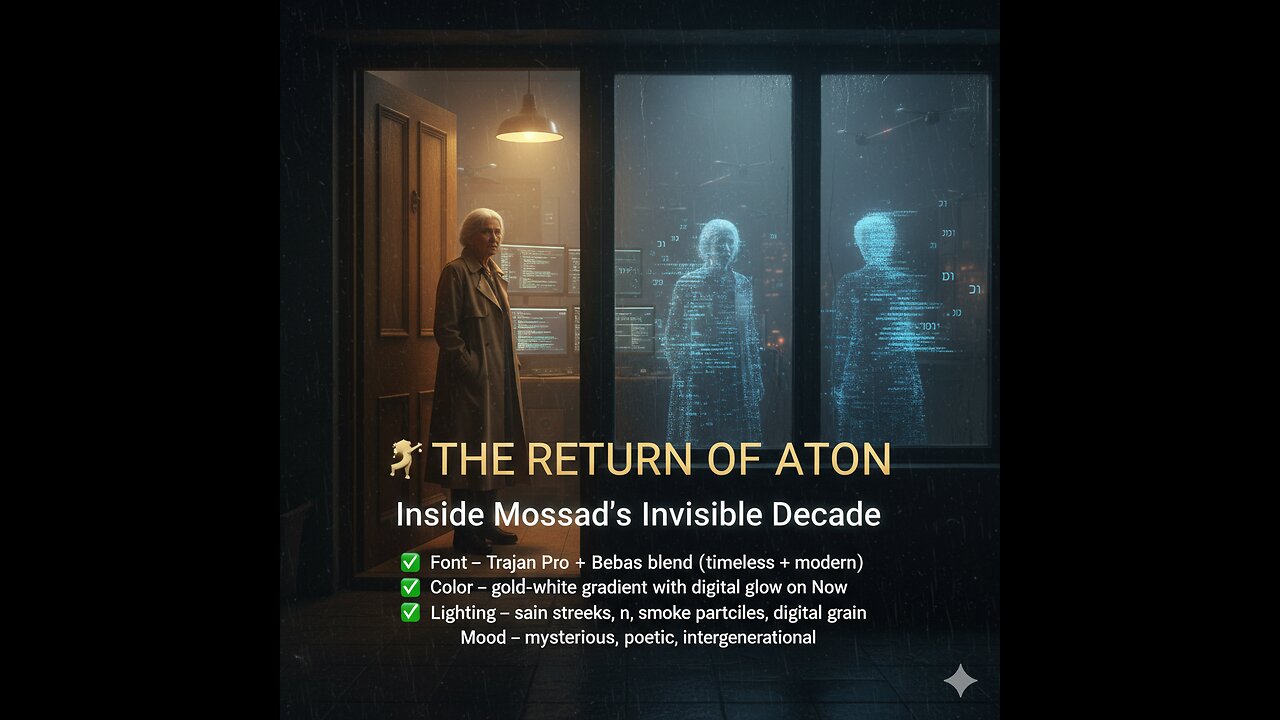 MOSSAD | The Return of Aton – Inside the Invisible Decade