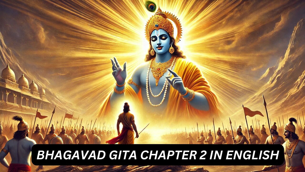 Bhagavad Gita Chapter 2 in English | Krishna’s Divine Wisdom & The Path to Self-Realization