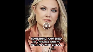 Something definitely happened to Candace after her 4 hour meeting with Erika Kirk.