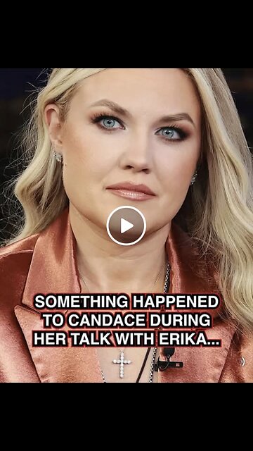 Something definitely happened to Candace after her 4 hour meeting with Erika Kirk.