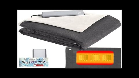 DalosDream USB Heated Blanket Battery Operated-Cordless Heated Blanket with 27000mAH Review