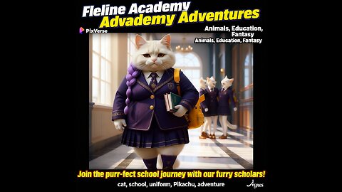 "Feline Academy Adventures: Join the Purr-fect School Journey!"