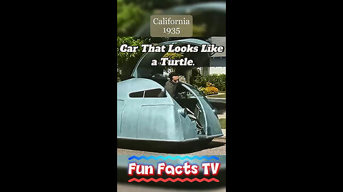 1935 Futuristic Car That Looks Like a Turtle