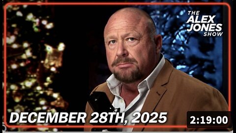 12 28 25 ALEX JONES Democrats/Somali Fraud In Minnesota Now Tops $24 Billion