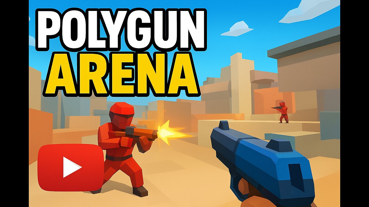"This Low-Poly Shooter Is Addictive! | POLYGUN ARENA Highlights"