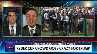 RYDER CUP CROWD GOES CRAZY FOR TRUMP