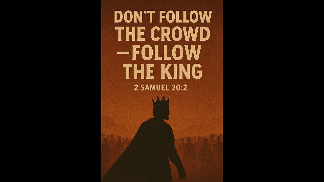 “Don’t Follow the Crowd — Follow the King”
