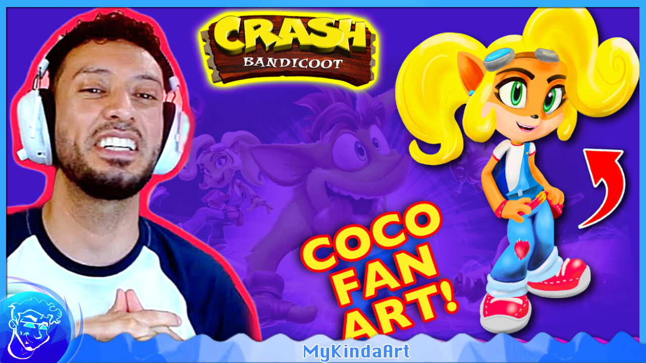 How to Draw Coco Bandicoot - Drawing Video Game Characters