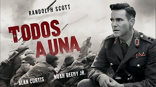 TODOS A UNA (1943) Randolph Scott, Alan Curtis y Noah Beery Jr. | Historia, Drama | Blanco y negro