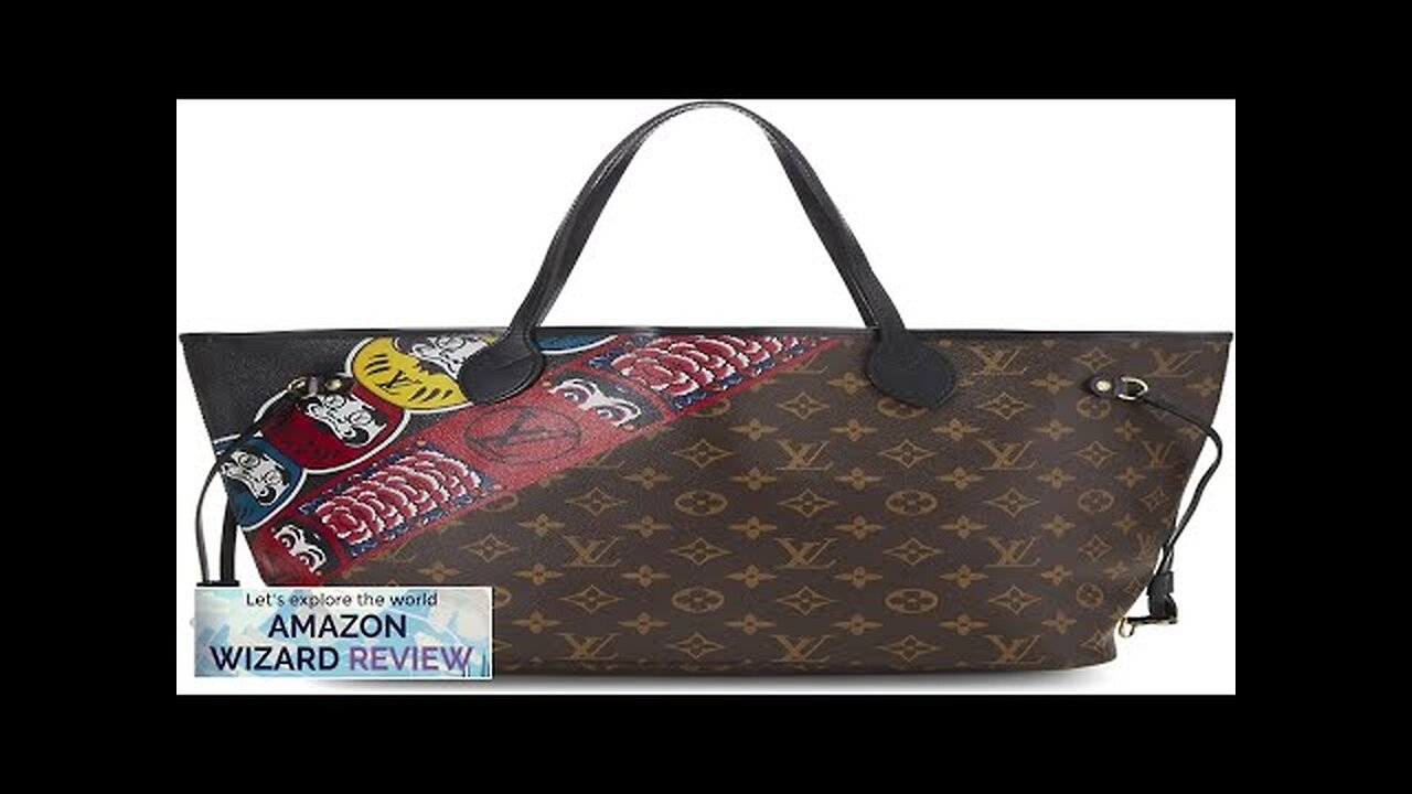 Louis Vuitton Pre-Loved Monogram Canvas Kabuki Neverfull MM NM BrownClassic Neverfull Review