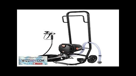 VEVOR 750W Stand Airless Paint Sprayer 3000PSI High Efficiency Electric Airless Sprayer Review