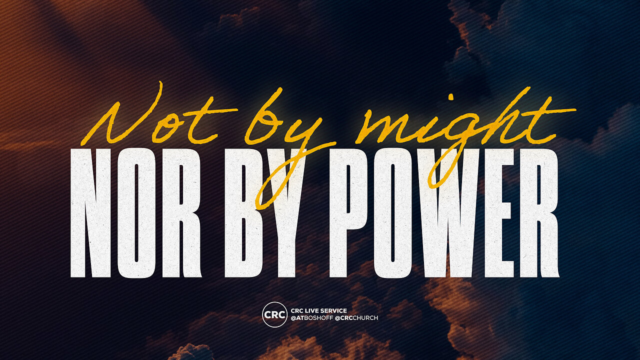 NOT BY MIGHT NOR BY POWER! | Pastor At Boshoff | 23 November 2025 AM