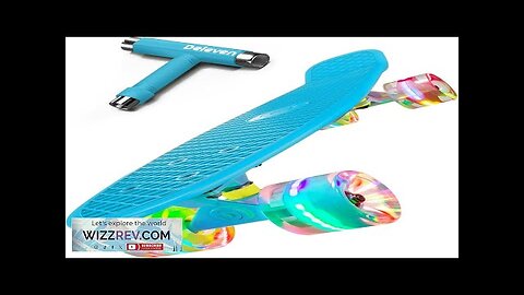 Deleven 22" Skateboard with Skate Tool ABEC 7 Bearings Mini Skateboard Review