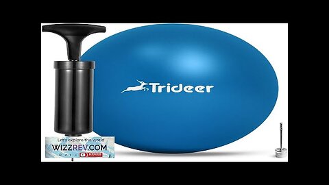 Trideer Pilates Ball 7-8 inch with Pump Small Pilates Ball Core Ball Review