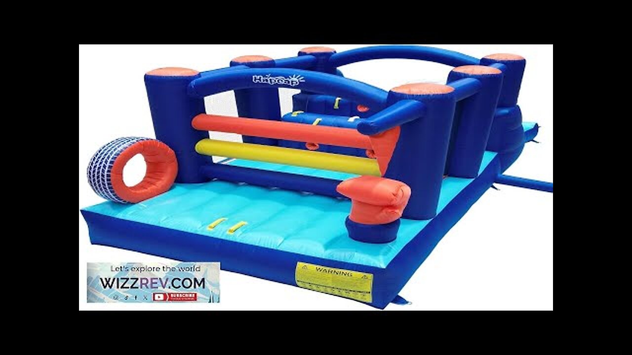 18' x 7.5' Inflatable Obstacle Course Bounce House for Big KidsWide Slide2 Review