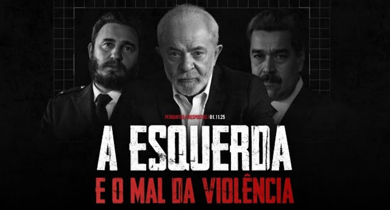 Como a operação no Rio de Janeiro deixou ainda mais EVIDENTE o lado PERVERSO da esquerda