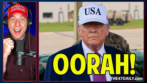 Here's What Happened When TRUMP Yelled "OORAH" To A Group of Marines