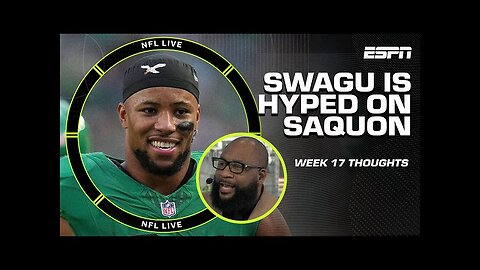 Swagu 'CAN'T SAY ENOUGH' about Saquon Barkley 🔥 + Schefty on Eagles QB situation 👀 | NFL Live