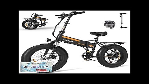 HITWAY Electric Bike for Adults 20" x4.0 Fat Tire Electric Bicycle Review