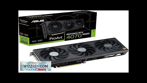 ASUS ProArt GeForce RTX™ 4070 Super OC Edition Graphics Card (PCIe 4.0 Review