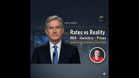 Rates, HOA Reality, Investor Moves & Prices
