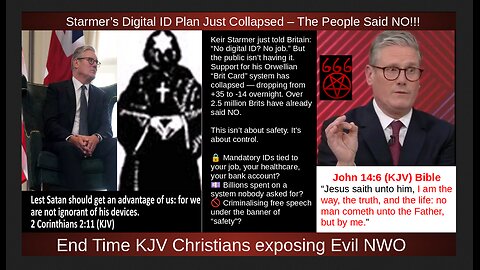 Starmer’s Digital ID Plan Just Collapsed – The People Said NO!!!