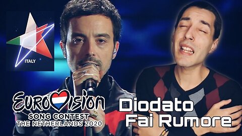Diodato - Fai Rumore (Italy Eurovision 2020) REACTION