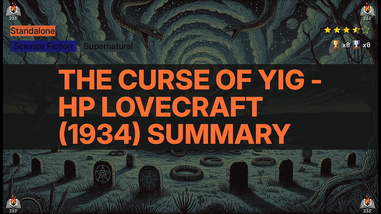 The Curse of Yig - HP Lovecraft (1934) Summary