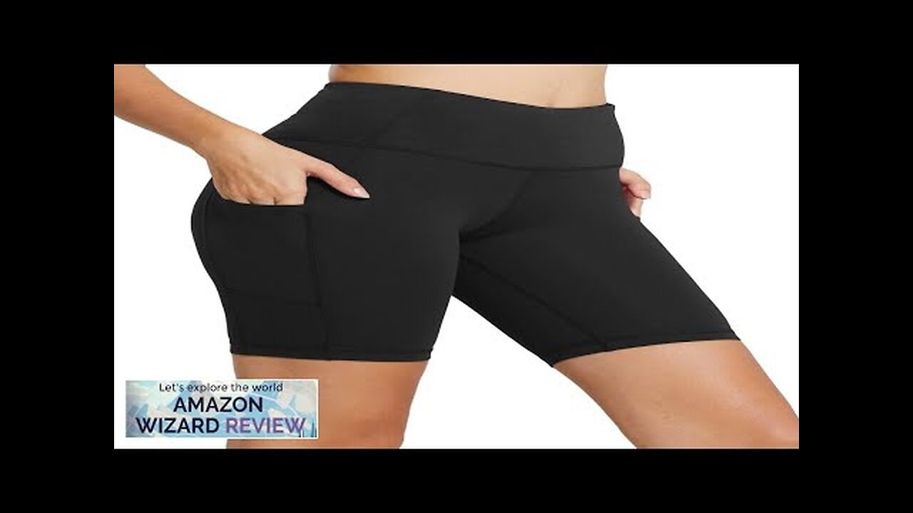 BALEAF Women's 8"/ 5"/ 3" Biker Shorts High Waist Yoga Workout Gym Review