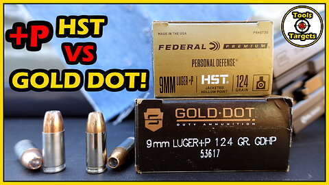 Turnin' Up The HEAT!...+P HST vs GOLD DOT! 9MM Self-Defense AMMO Ballistic Gel Test & Review!