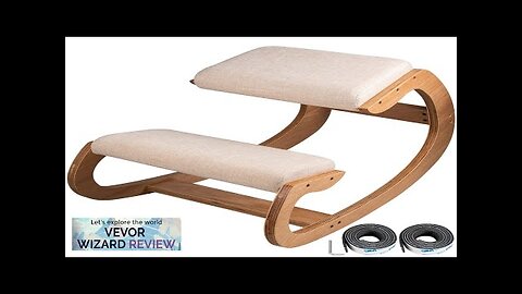 VEVOR Ergonomic Kneeling Chair Heavy Duty Better Posture Kneeling Stool Office Chair Review