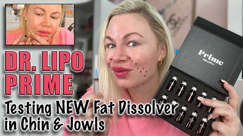 Testing NEW Fat Dissolver in Chin & Jowls: Dr.Lipo Prime! AceCosm.com and code Jessica10 Saves