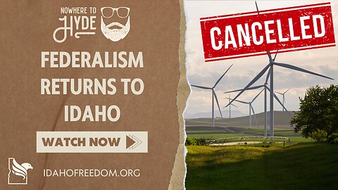 Nowhere To Hyde -- Federalism Returns to Idaho