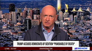 Dem Mark Kelly Doubles Down On Demanding Military And CIA Defy So-Called 'Illegal Orders' From Trump