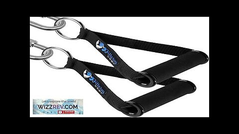 Heavy Duty Exercise Handles for Gym Cable Machine Attachment & Resistance Bands Review