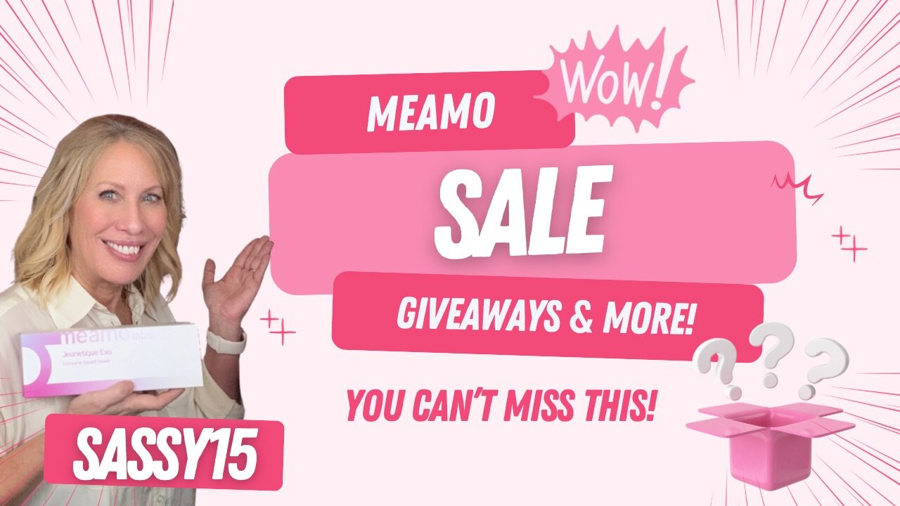 MEAMO LABS SALE + GIVEAWAYS & MORE!