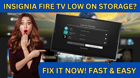 How To Fix Insignia Fire TV Storage Problems Fast!