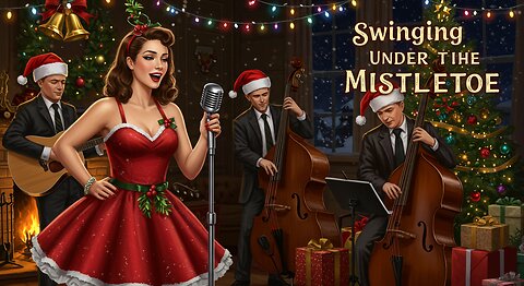 🎄 Swingin’ Under the Mistletoe - Rockabilly Christmas Anthem! 🎶