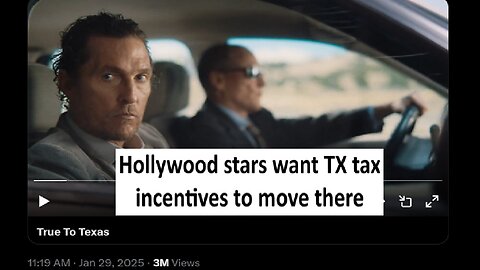 Matthew McConaughey, Billy Bob Thornton, Dennis Quid call for Hollywood to move to Texas