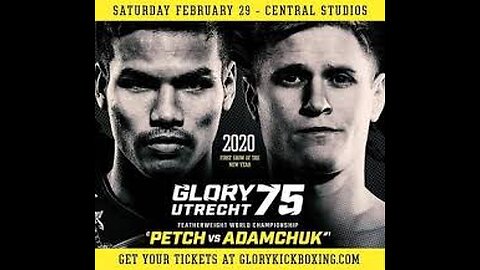 Glory 75 - Feb 19 2020 - Central Studios, Utrecht, Netherlands