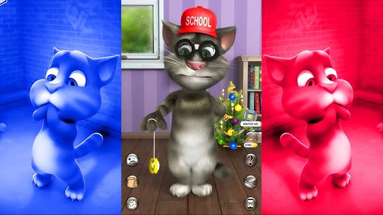 Talking Tom Cat Funny Cartoon 🤣 Talking Tom